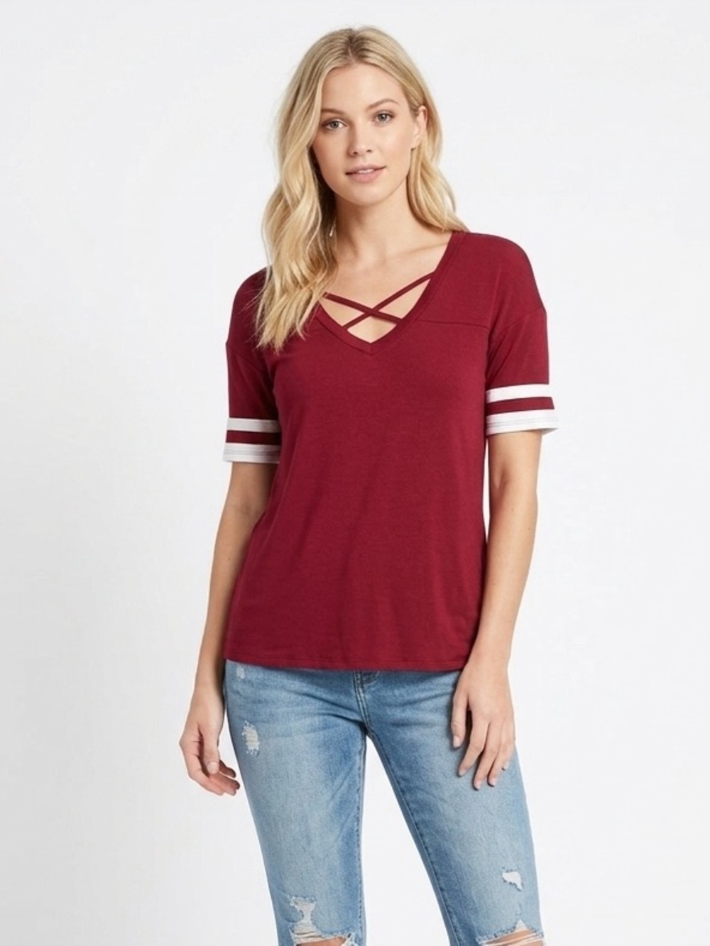 NOBO lace up T-shirt size large